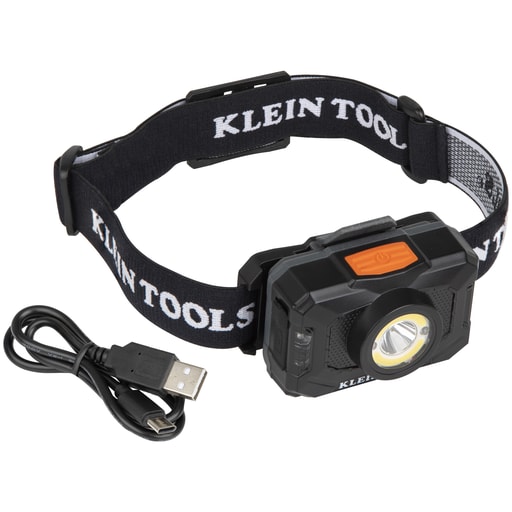Klein Tool - Klein 56414 Rechargeable 2-Color LED Headlamp with Adjustable Strap