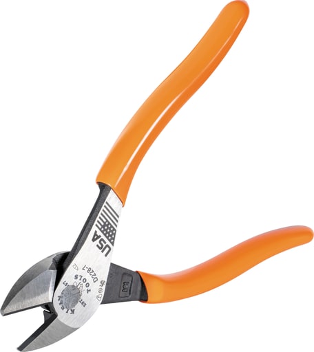 Klein Tool - Klein D228-7 Diagonal Cutting Pliers, High-Leverage, 7"