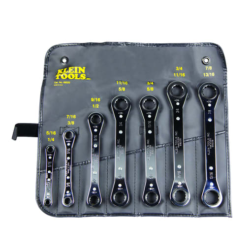 Klein Tool - Klein 68222 7pc Ratcheting Box Wrench Set