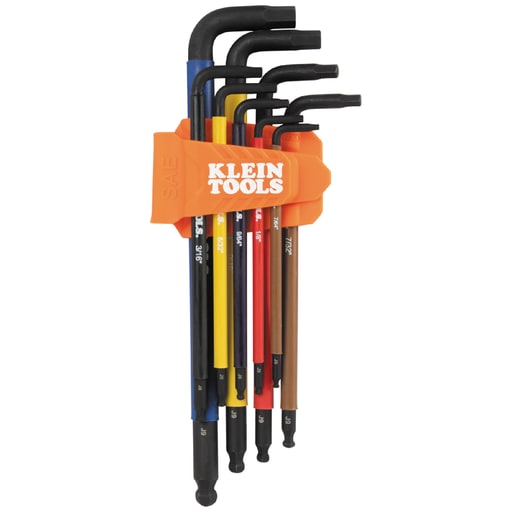 Klein Tool - KLEIN BLS9 Color-Coded SAE Hex Key
