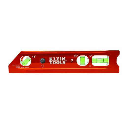 Klein Tool - Klein 935RBLT Lighted Torpedo Billet Level, Rare Earth Magnets