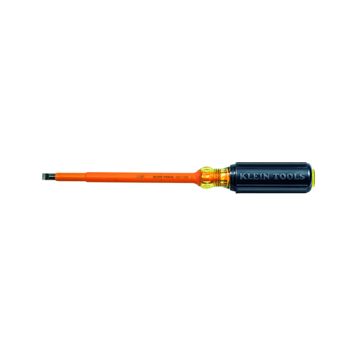 Klein Tool - Klein 602-7-INS Insulated 5/16" Cabinet-Tip Screwdriver - 7" Round-Shank