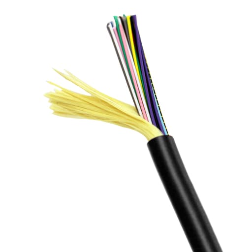 Hubbell Wiring Device - HPW HFCD14006RSBK CBL, FIBER,SM,6F,