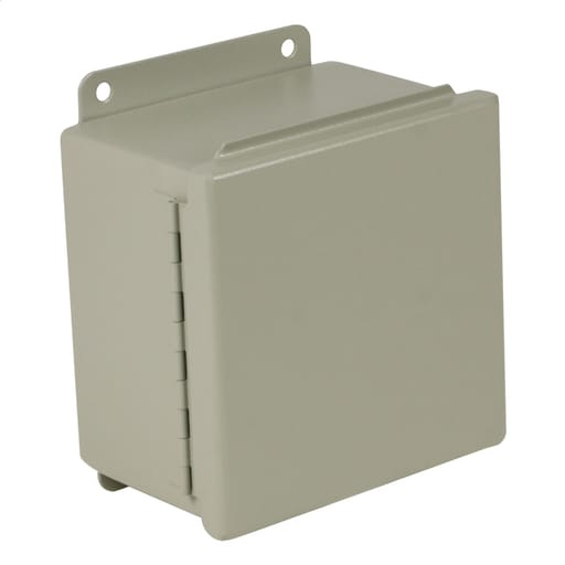 Wiegmann - Wiegmann B141206CH 12 x 14 x 6 Inch Gray Steel NEMA 12/13 Unflanged Metallic Enclosure