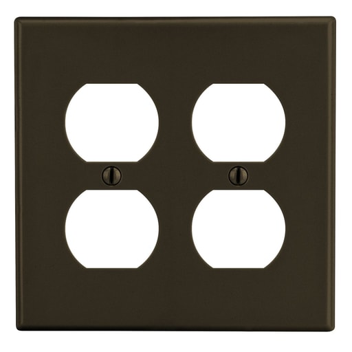 Hubbell Wiring Device - HWDK PJ82 WALLPLATE, M-SIZE, 2-G, 2
