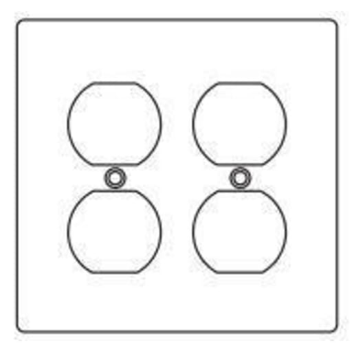 Killark - Hubbell Electrical Systems 2FA 2-Gang Duplex Receptacle Cover