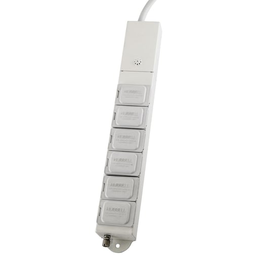 Hubbell Wiring Device - HWDK HBL6MG15 15A HCOA SPD 6 OUTLET