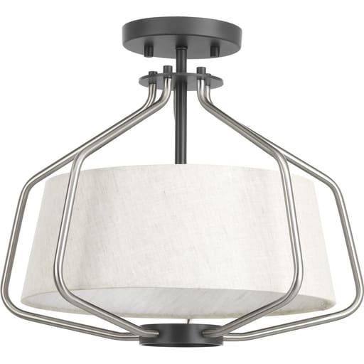 Progress Lighting - Progress P350102-009 Hangar Collection 16" Semi-Flush/Convertible