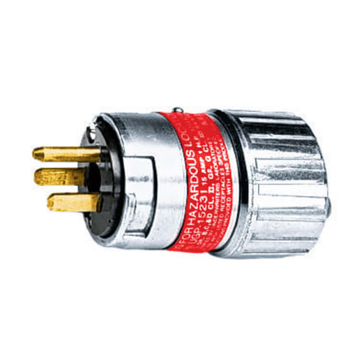 Hubbell Wiring Device - Hubbell Wiring Devices UGP15231 15 Amp 125 Volt 2-Pole 3-Wire NEMA 5-15P Straight Blade Plug