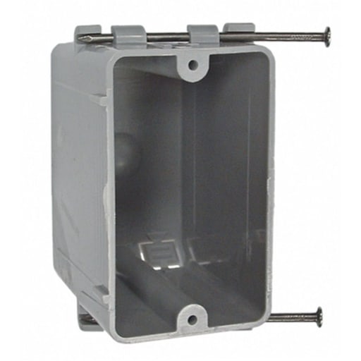 Raco Manufacturing - Raco 7820RAC 1-Device Non-Metallic Cable Box w/Nails, 20.3 cu. in.