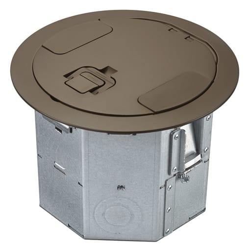 Hubbell Wiring Device - HCI RAFB4BRZ ROUND AFB, 4-G, 6.5IN