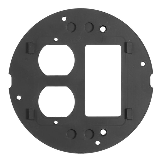 Hubbell Wiring Device - Hubbell S1SPDUSL Concrete Floor Box Fire Rated Poke-Through Device Subplate