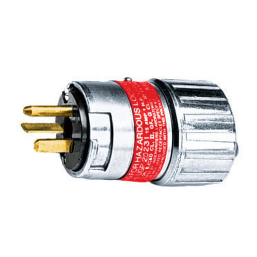 Hubbell Wiring Device - Hubbell UGP20231 20 Amp 125 Volt 2-Pole 3-Wire NEMA 5-20P Straight Blade Plug