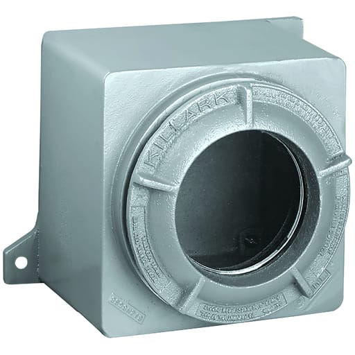 Killark - Killark GRH-775L GR Series,9.5 X 10.5 X 5, Class I, II, III, BCDEFG, Cast Aluminum, Type 4, Viewing Lens Screw Cover Enclosure