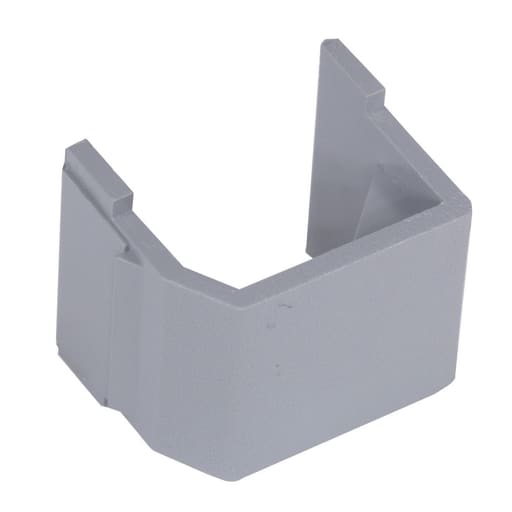 Hubbell Wiring Device - Hubbell SFBG10 Blank Gray Snap-Fit Modular Connector