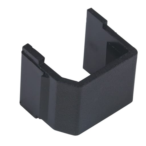 Hubbell Wiring Device - Hubbell SFBB10 Blank Black Snap-Fit Modular Connector