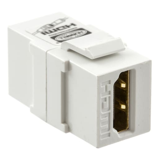 Hubbell Wiring Device - Hubbell SFHC14W SNAP-FIT, KEYSTONE, HDMI 1.4, A/A, WH