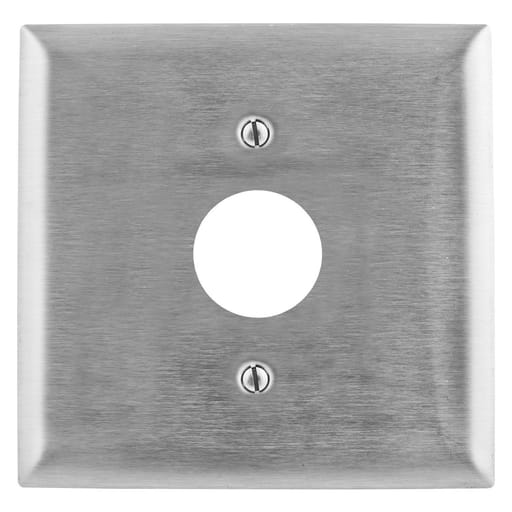 Hubbell Wiring Device - Hubbell SS747 WALLPLATE, 2-G, 1) 1.40", SS