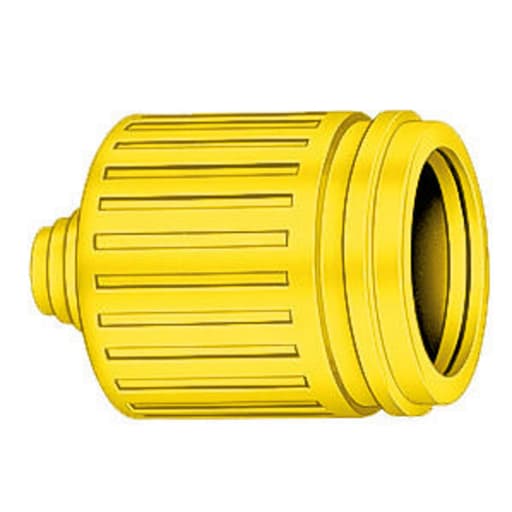 Hubbell Wiring Device - Hubbell HBL60CM17 Yellow Straight Blade Weatherproof Boot