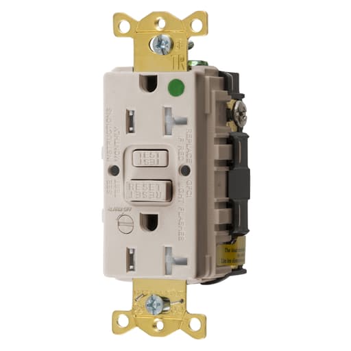 Hubbell Wiring Device - HWDK GFTRST83LAB 20A COMM HG SELFTE