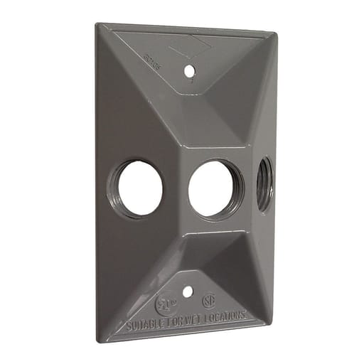 Raco Manufacturing - RACO 5189-5 1G WP CLSTR CVR (3)1/2I