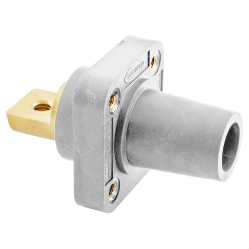 Hubbell Wiring Device - Hubbell HBLFRBW Single Pole, 300/400A FeMale BUS RECEP, WH