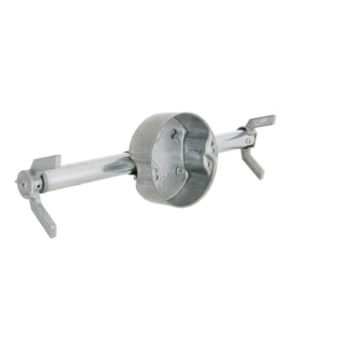 Raco Manufacturing - Raco 936 Ceiling Fan Box w/Brace, 1-1/2" Deep Round Box, for Old Work