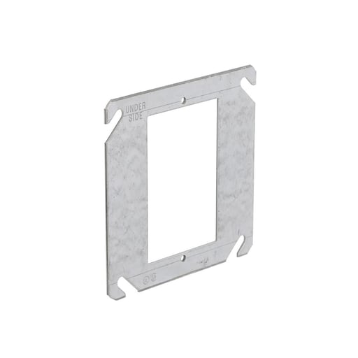 Raco Manufacturing - Raco 787 4" Steel Square Mud-Ring, For 1 Device, Flat