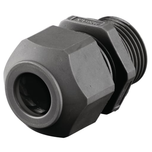 Hubbell Wiring Device - Hubbell Wiring Devices SECP13BA PG13.5 0.17 to 0.47 Inch Black Non-Metallic Low Profile Cord Connector