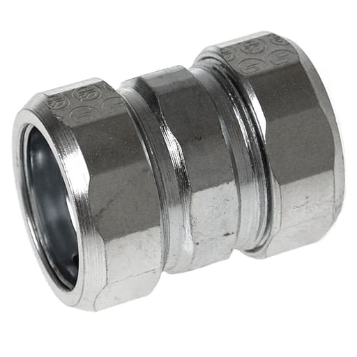Raco Manufacturing - Raco 1823 3/4" Rigid/IMC Compression Coupling, Steel/Malleable - Uninsulated