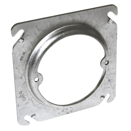 Raco Manufacturing - Raco 767 4" Square Box Fixture Cover, Raised 1/2", Ears 2-3/4" O.C.