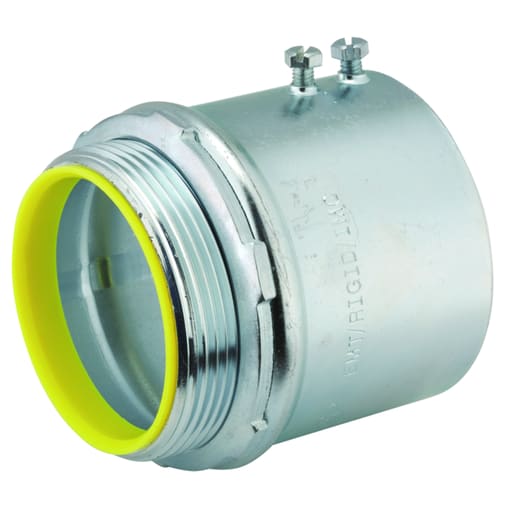 Raco Manufacturing - Raco 2162RAC 3" EMT or Rigid/IMC Set Screw Connector, Steel - Insulated