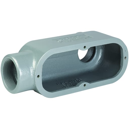Killark - Hubbell Electrical Systems LB108 4 Inch Gray Iron Type LB Conduit Body