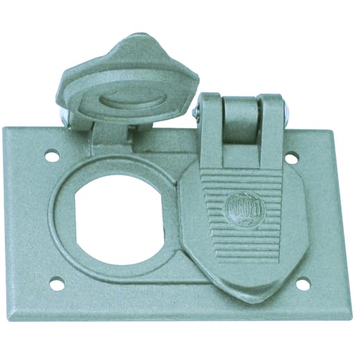 Killark - KLRK FCLA2 DUPLEX COVER W/2 FLIP CO