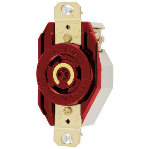 Hubbell Wiring Device - Hubbell HBL2310M1CAT#HBL2310, COLOR MOD, RED