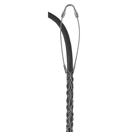 Hubbell Wiring Device - Hubbell / Kellems 022-02-015 Standard Duty Support Grip, Single Eye, Split Mesh, Lace Closing - .75"-.99"