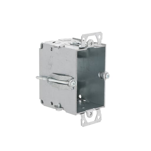 Raco Manufacturing - RACO 523 2 x 3 x 2-1/2 Inch 12.5 In. Pre-Galvanized Steel Plaster Ear Mount Gangable Switch Box