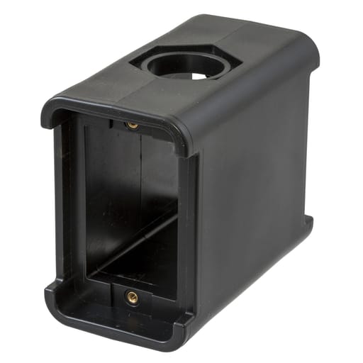 Hubbell Wiring Device - Hubbell HBL3080BK PORTABLE OUTLET BOX, BLANK, BK