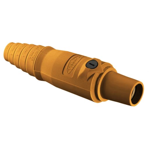 Hubbell Wiring Device - Hubbell HBL300FO Single Pole, 300A FeMale Plug, ORANGE