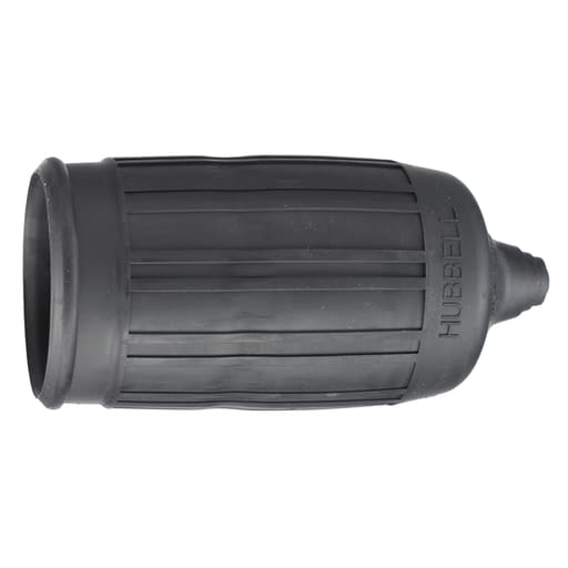 Hubbell Wiring Device - Hubbell HBL6032 Twist-Lock Black Weatherproof Seal-Tite Boot