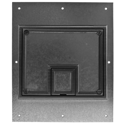 Hubbell Wiring Device - HPW CFB7CVRBLK REC FB COVER, 7-G, B