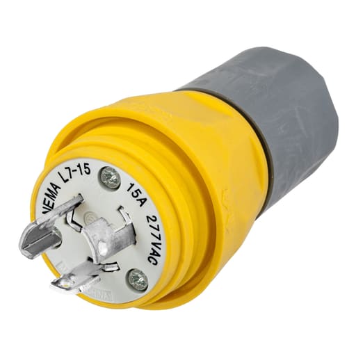 Hubbell Wiring Device - HWDK HBL24W34 PLUG, W/TIGHT, L7-15P