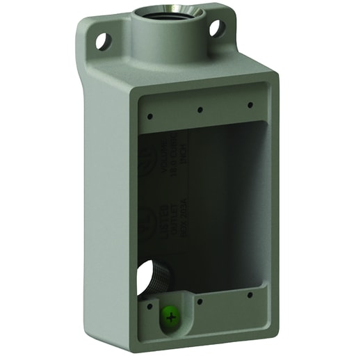 Killark - Hubbell Electrical Systems FSLB-2 3/4 Inch Aluminum Shallow Feed-Through Cast Device Box