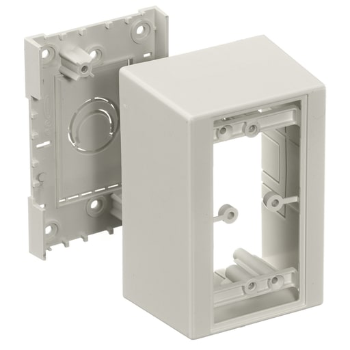 Hubbell Wiring Device - Hubbell PDB12D POLYTRAK BOX, 1-G, 2.44" DEEP