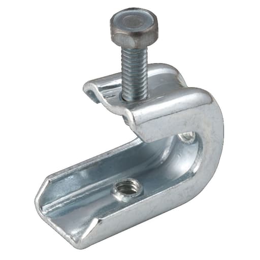 Raco Manufacturing - Raco 2500 1" Steel/Malleable Iron Beam Clamp, 1/4"-20