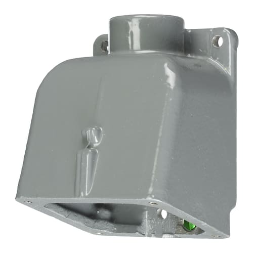 Hubbell Wiring Device - Hubbell BB301W 1 Inch Metallic 15 Degrees Watertight IEC Pin and Sleeve Back Box