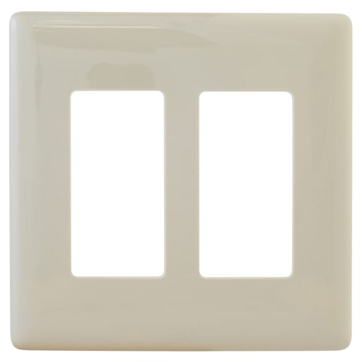 Hubbell Wiring Device - HPW NPS262LA WALLPLATE 2G DEC SNAP-