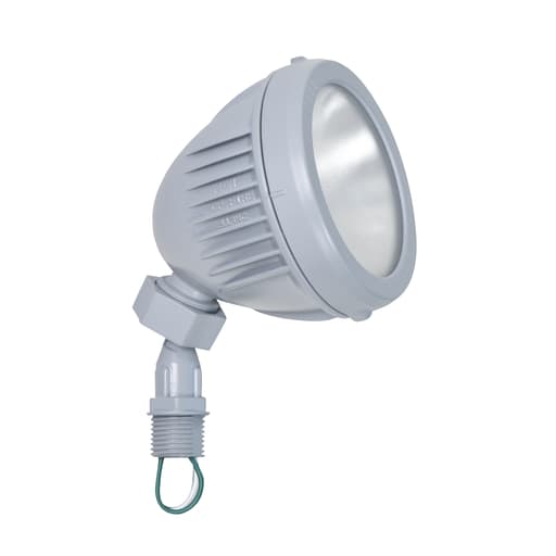 Raco Manufacturing - Bell LL1000S 120V 13W LED Floodlight Fixture, 1000 Lumen 82.6 CRI, Gray Powder Coated, Die-Cast