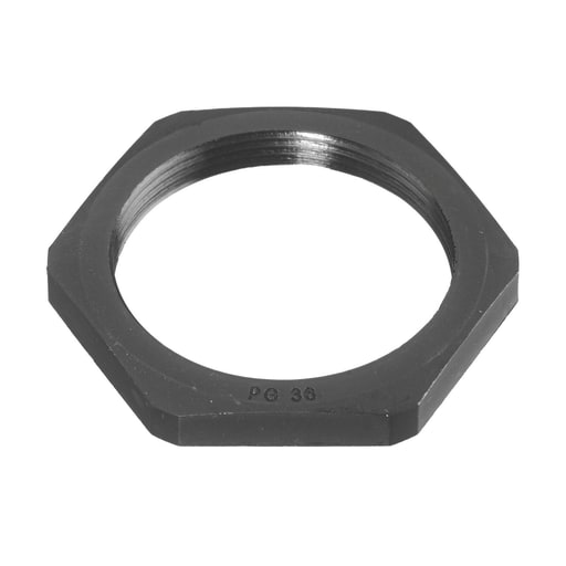 Hubbell Wiring Device - Hubbell LNP9BPK100 Nylon Locknut, PG9, 100 PACK
