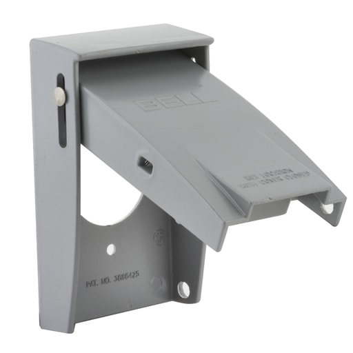 Raco Manufacturing - Bell 5026-0 RAYNTITE® 1-Gang Weatherproof Cover, 1.593" Dia. Hole
